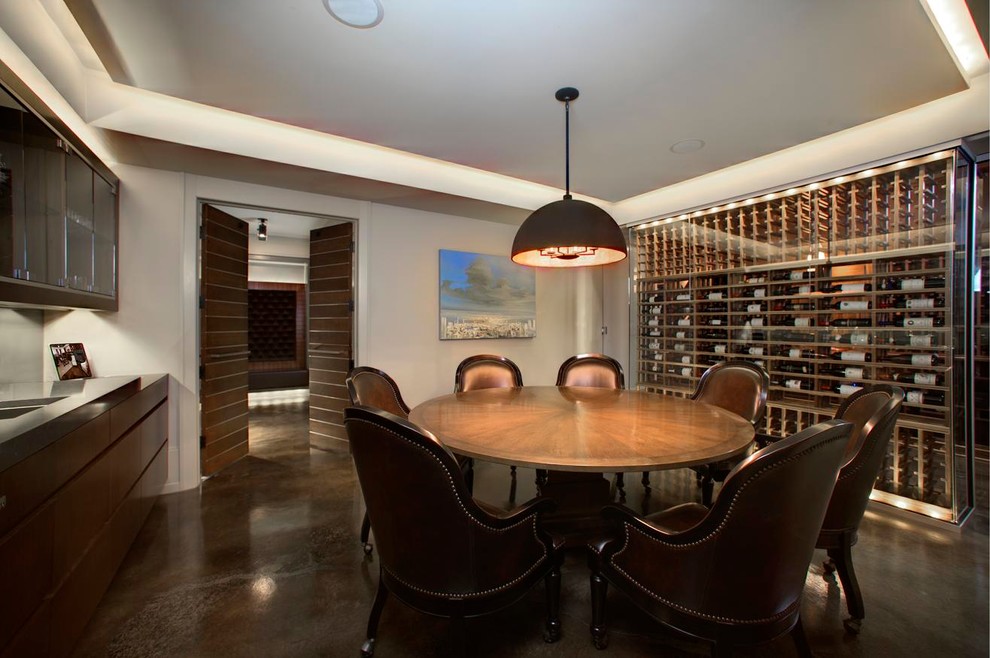 Lakeview Craftsman Wine Cellar Calgary by John Haddon Design