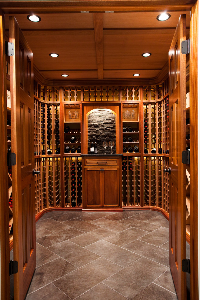 Laurelwood Wine Cellar Traditional Wine Cellar Indianapolis by
