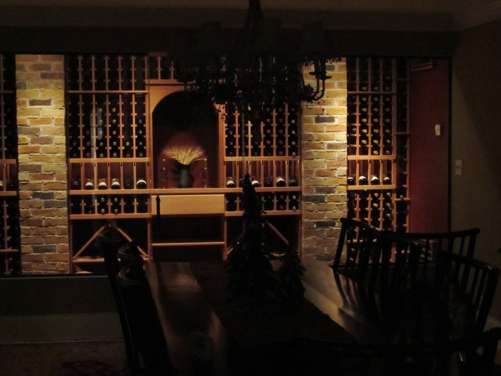 Libertyville Illinois Contemporary Wine Cellar Chicago by