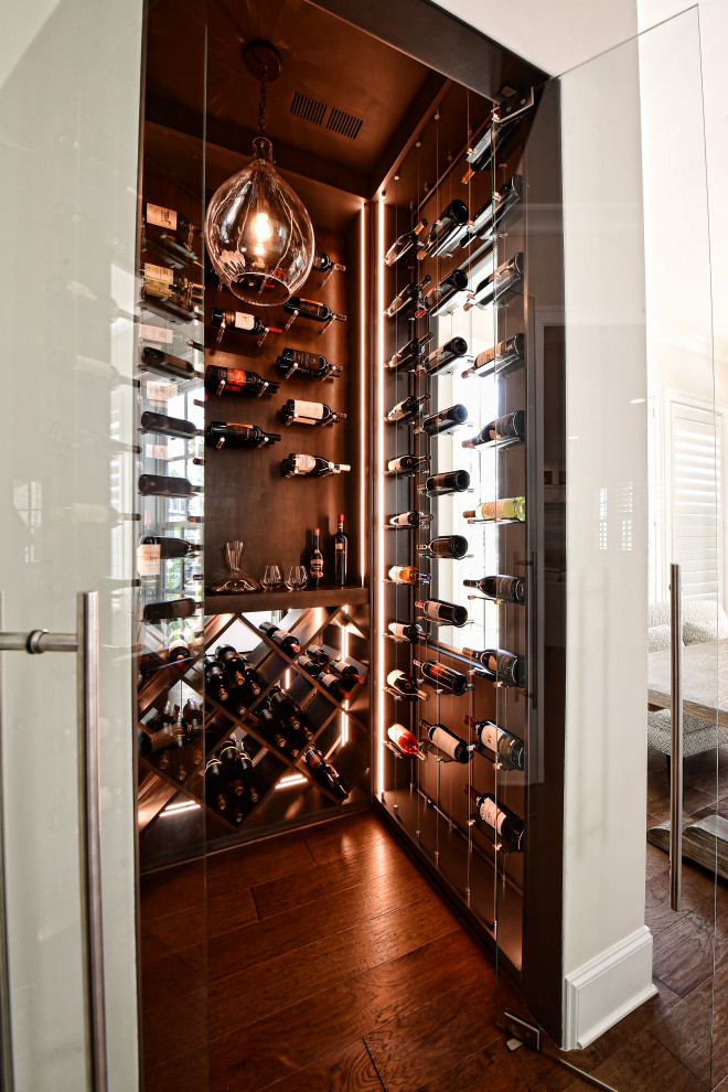 Living Room Wine Cellar Transitional Wine Cellar Atlanta by