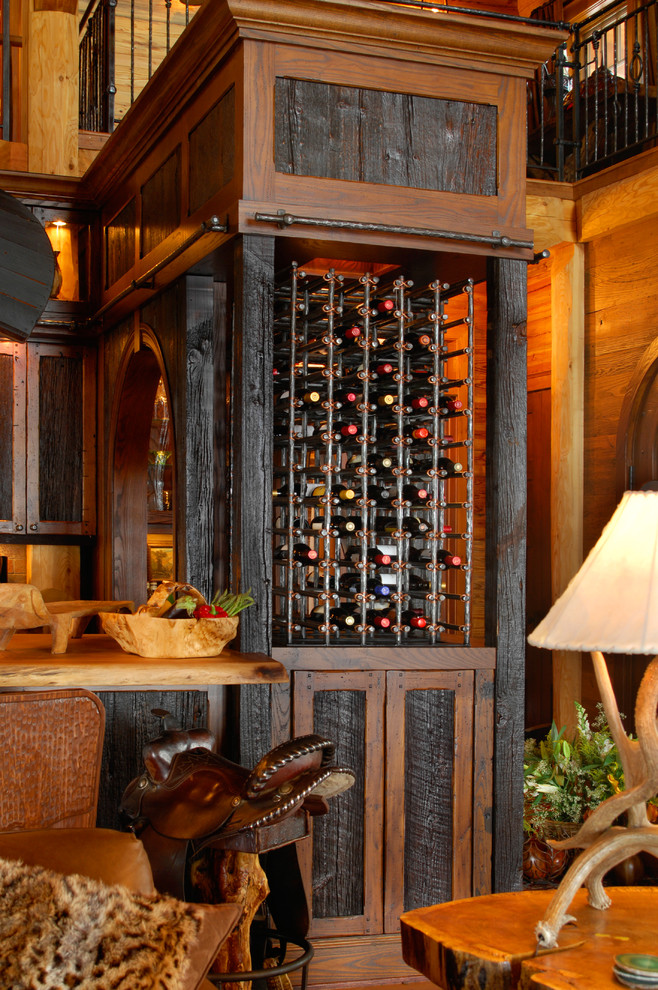Log and Stone Timber Frame Rustic Wine Cellar Charlotte by