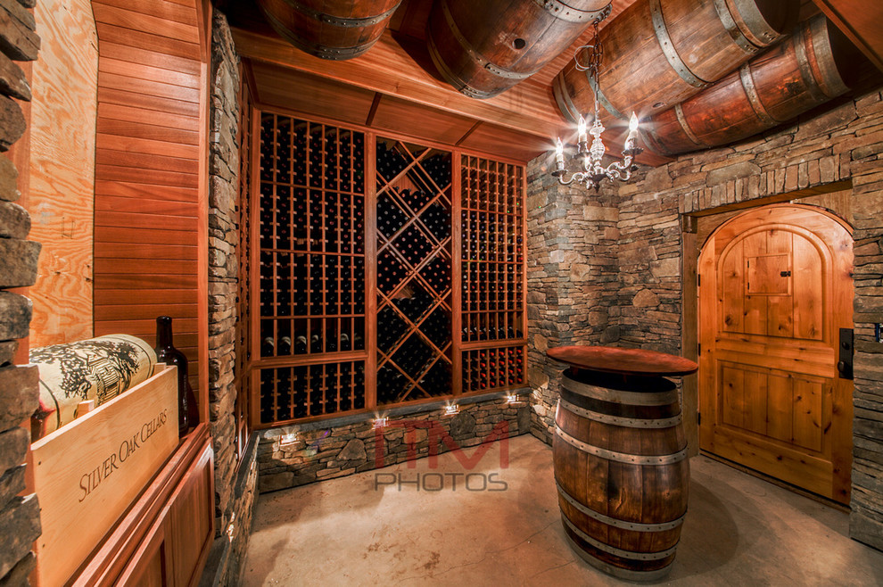 Design ideas for a mediterranean wine cellar in Philadelphia.