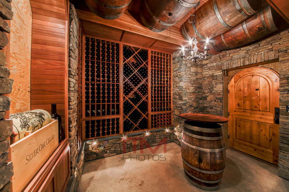 Log Cabin Mediterranean Wine Cellar Philadelphia by Joseph and