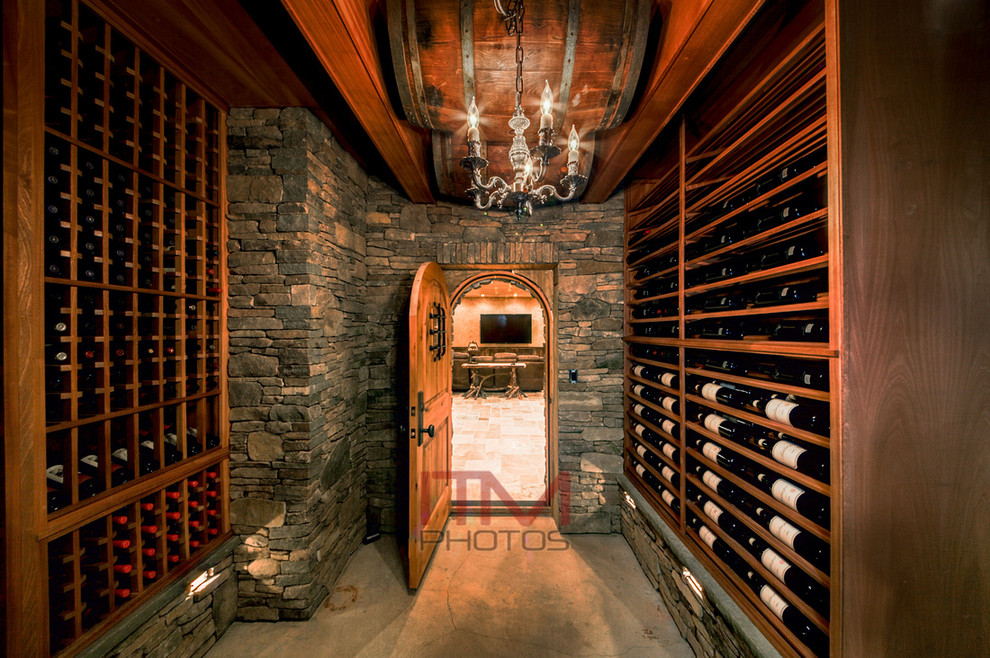 Log Cabin Mediterranean Wine Cellar Philadelphia by Joseph and