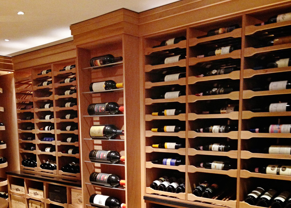 Elegant wine cellar photo in London