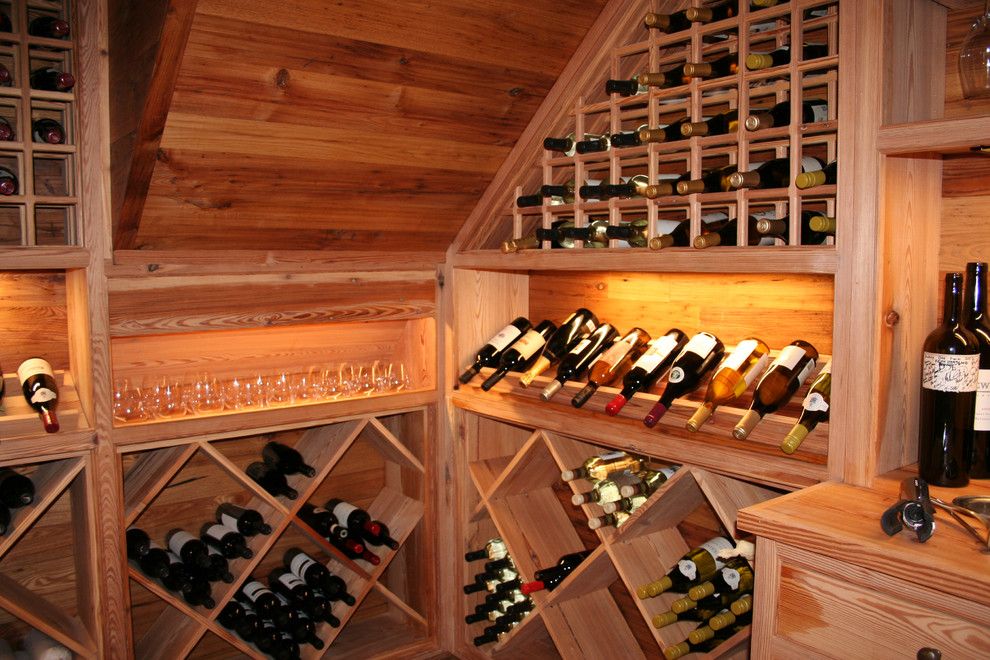 This is an example of a traditional wine cellar in New Orleans.