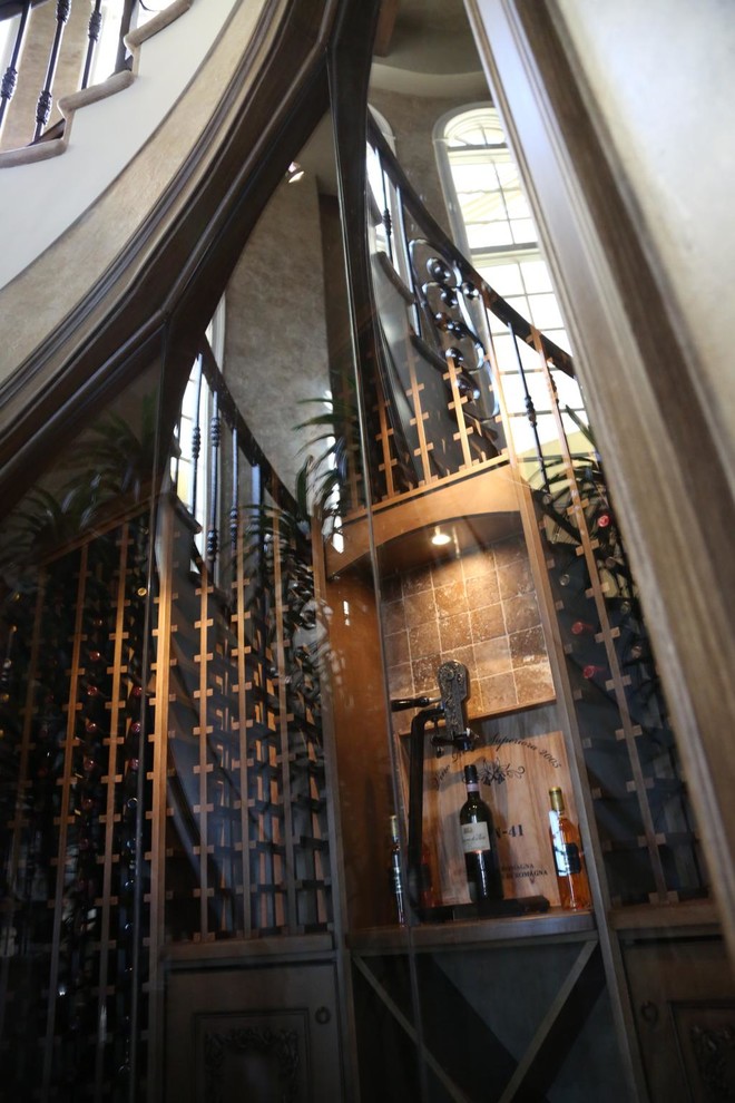 Exemple d'une cave à vin méditerranéenne.