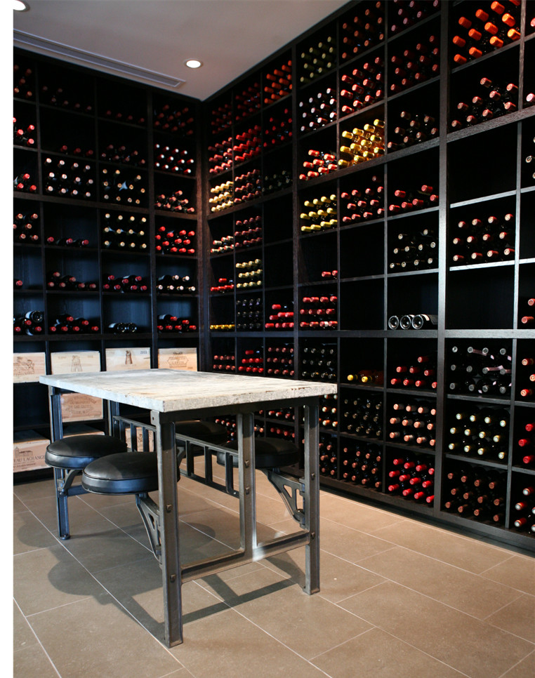 Inspiration for a modern wine cellar remodel in Phoenix