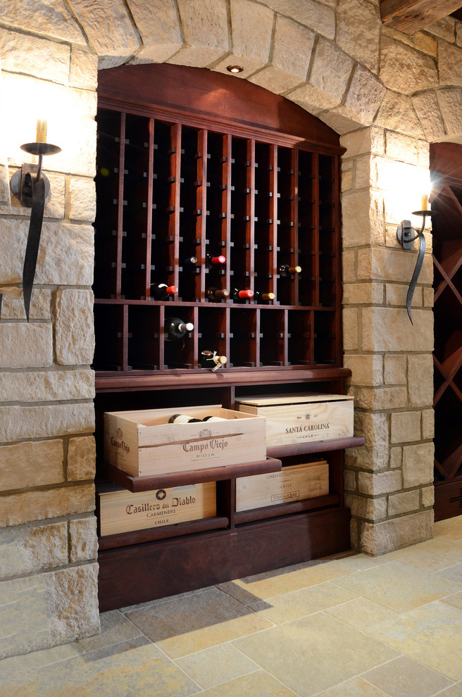 Inspiration for a classic wine cellar in Atlanta.
