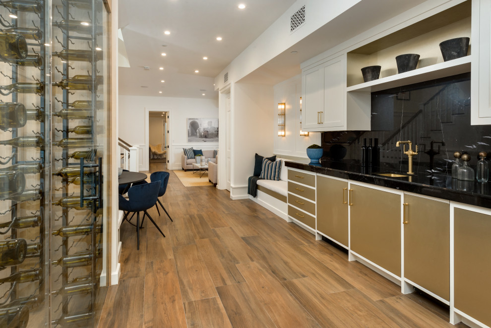 Maroney Lane Pacific Palisades Contemporary Wine Cellar Los