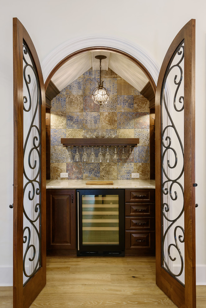 Mediterranean Bungalow Mediterranean Wine Cellar Jacksonville