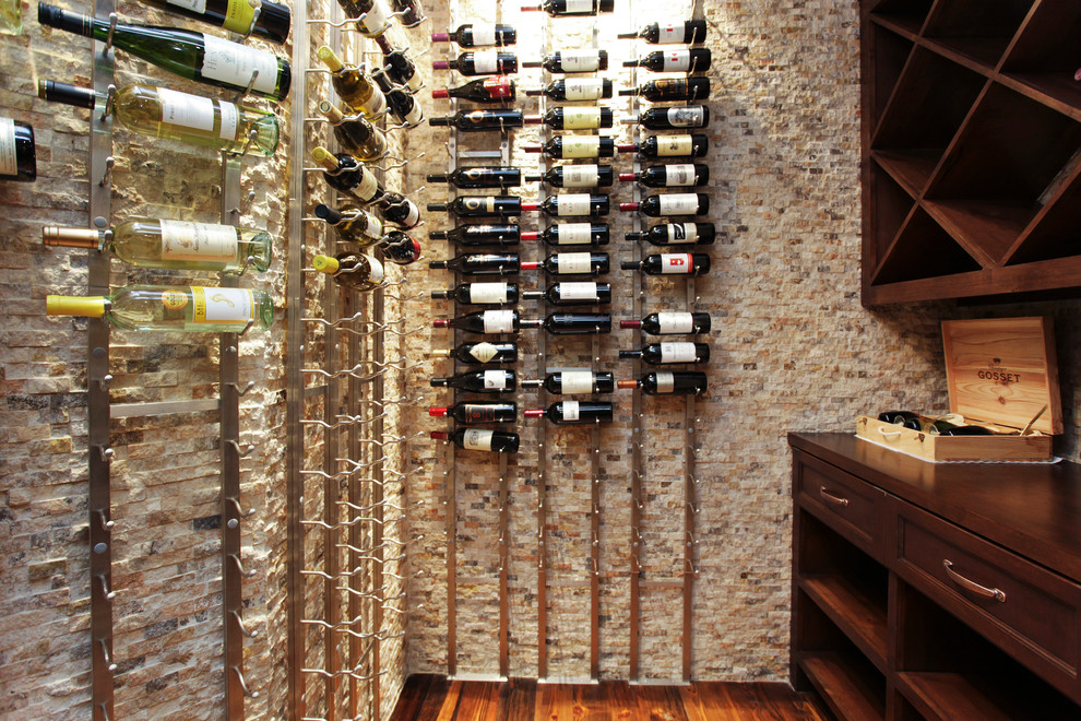 Photo of a classic wine cellar in Houston.