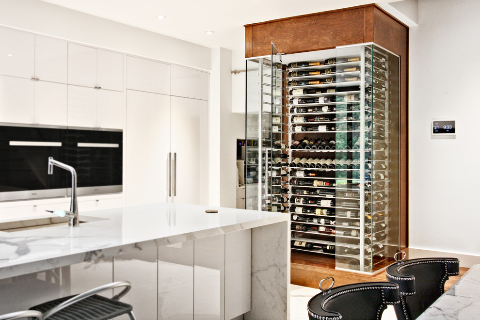 Trendy wine cellar photo in Other