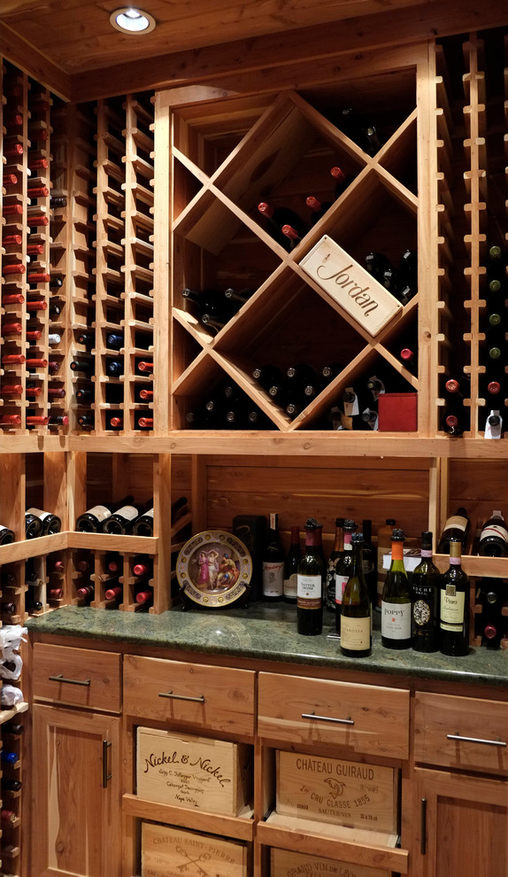 Mirador Residence Traditional Wine Cellar Austin by Black