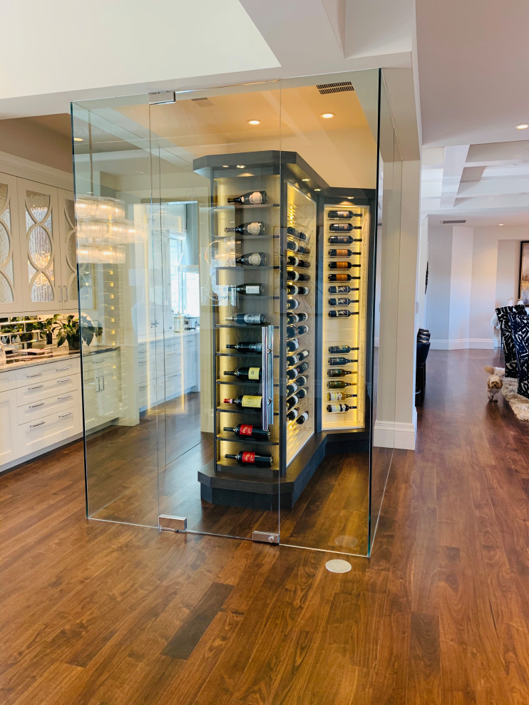 Modern house in the Preserve Contemporary Wine Cellar Denver by Baron Glass Houzz