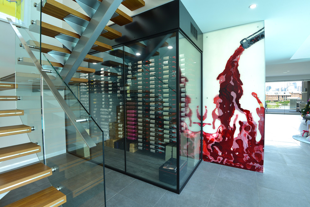 Modern Wine Pod Contemporary Wine Cellar Gold Coast Tweed by