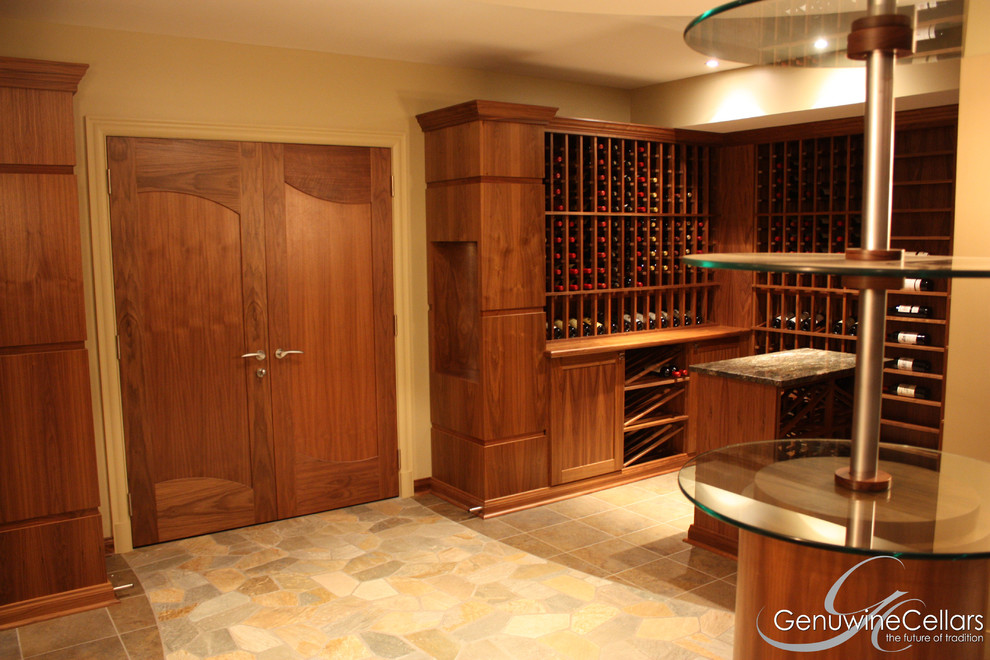 Montreal True Curve Traditional Wine Cellar New York by
