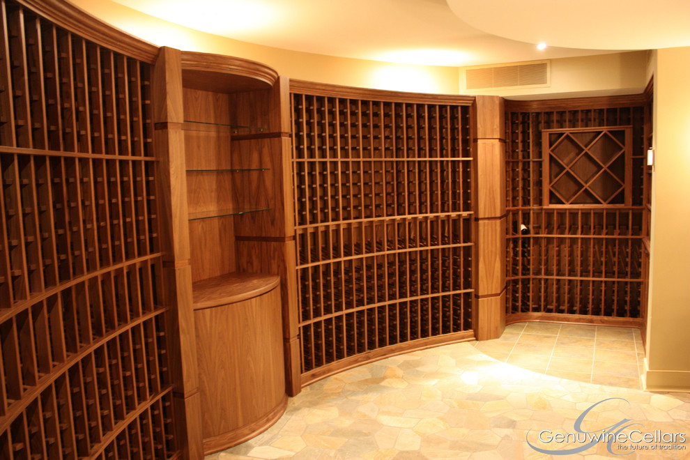 Montreal True Curve Traditional Wine Cellar New York by