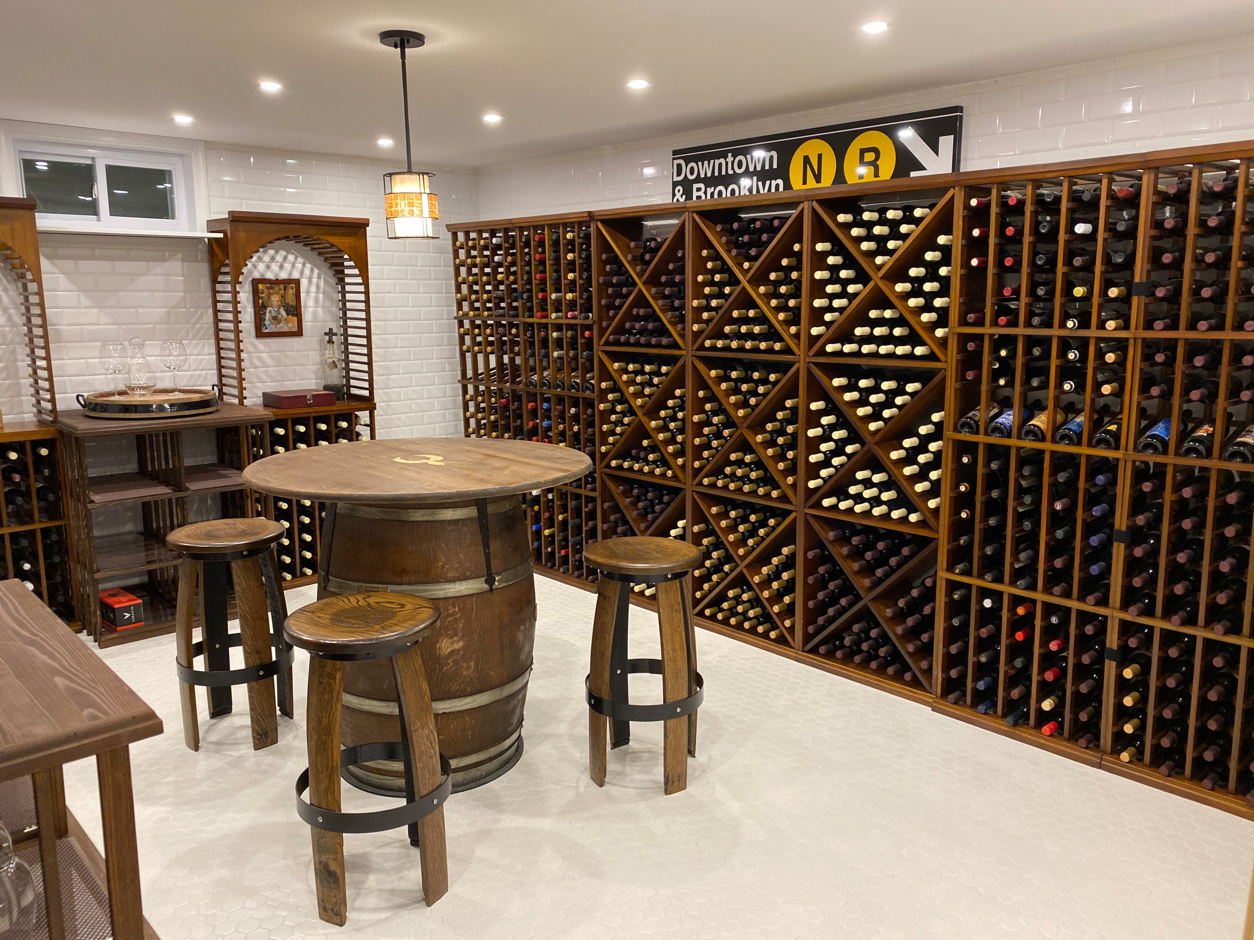 N'Finity & Sonoma Racking Wine Room - Contemporary - Wine Cellar - New York  - by Wine Enthusiast | Houzz