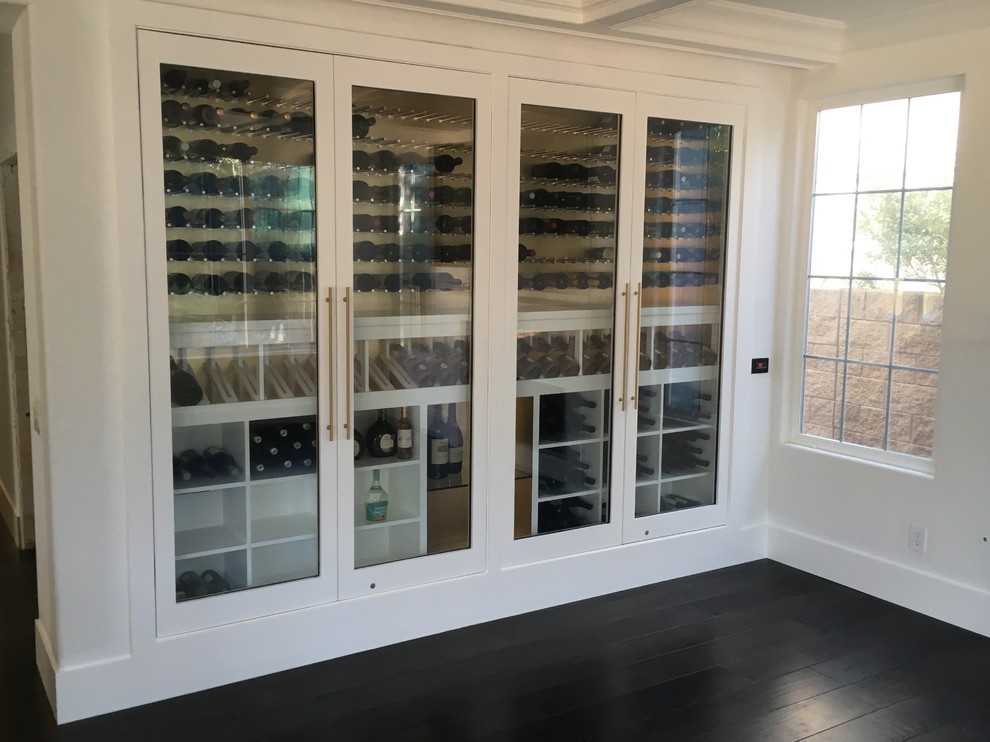 Trendy wine cellar photo