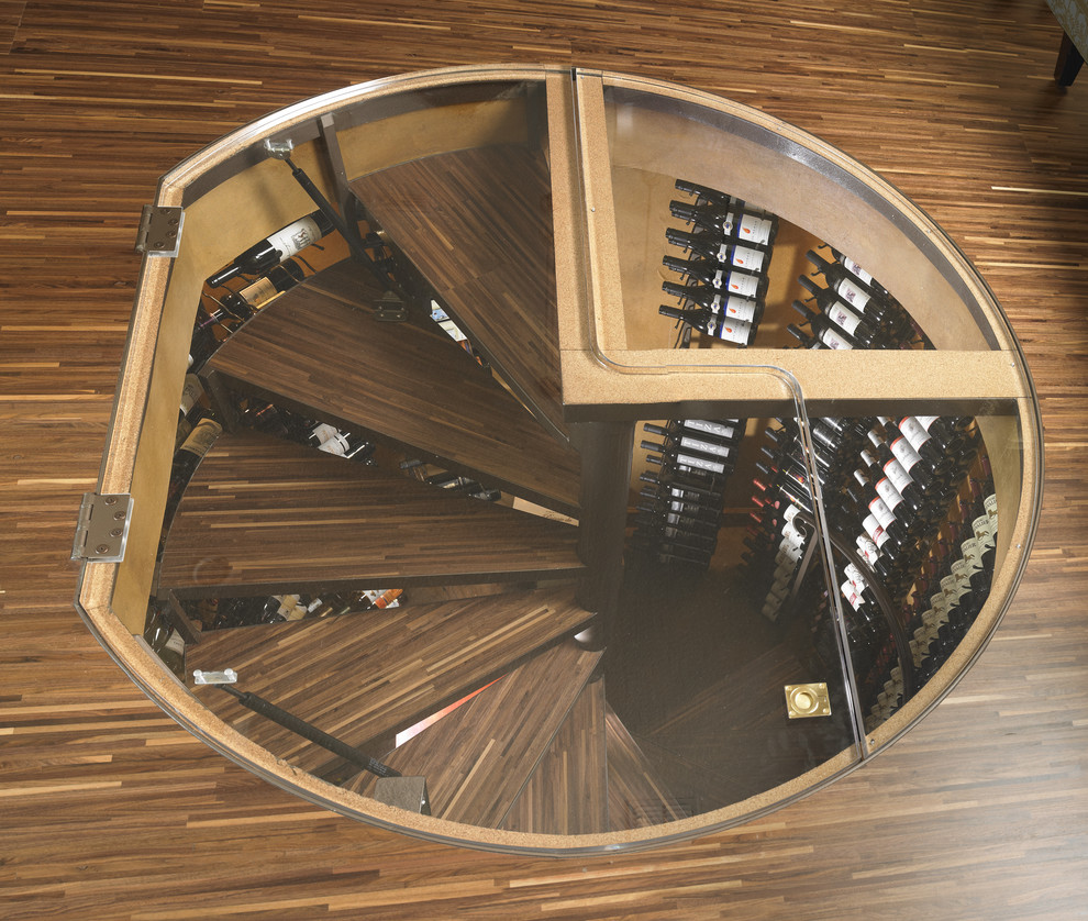 Inspiration for a modern wine cellar remodel in Jacksonville