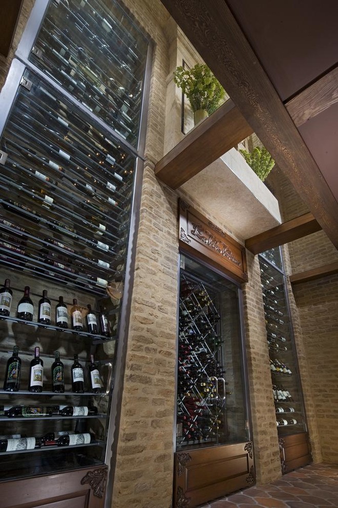 OldWorld Brick Wine Cellar Traditional Wine Cellar San Diego