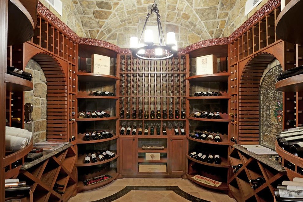 OldWorld European Inspired Traditional Traditional Wine Cellar