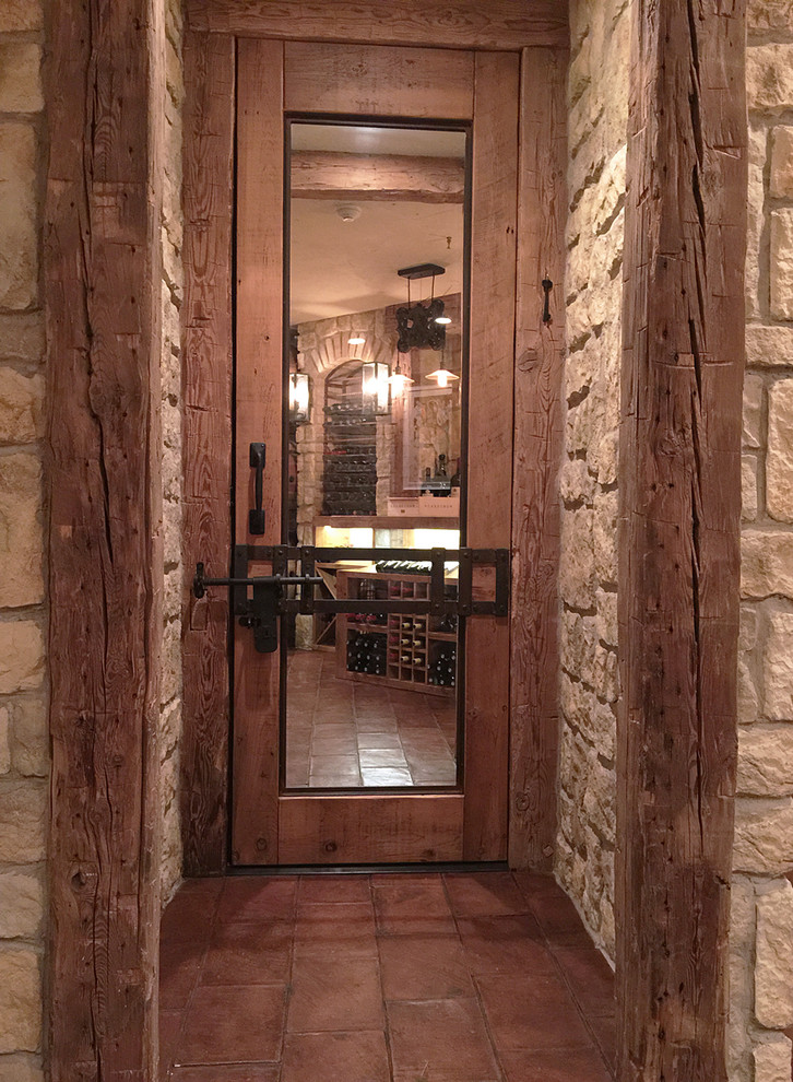 Old World Wine Cellar Rustic Wine Cellar Chicago by Silver