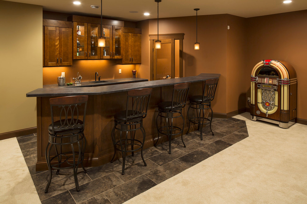 Osgood Path Traditional Wine Cellar Minneapolis by Hartman