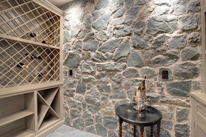 This is an example of a mediterranean wine cellar in DC Metro.