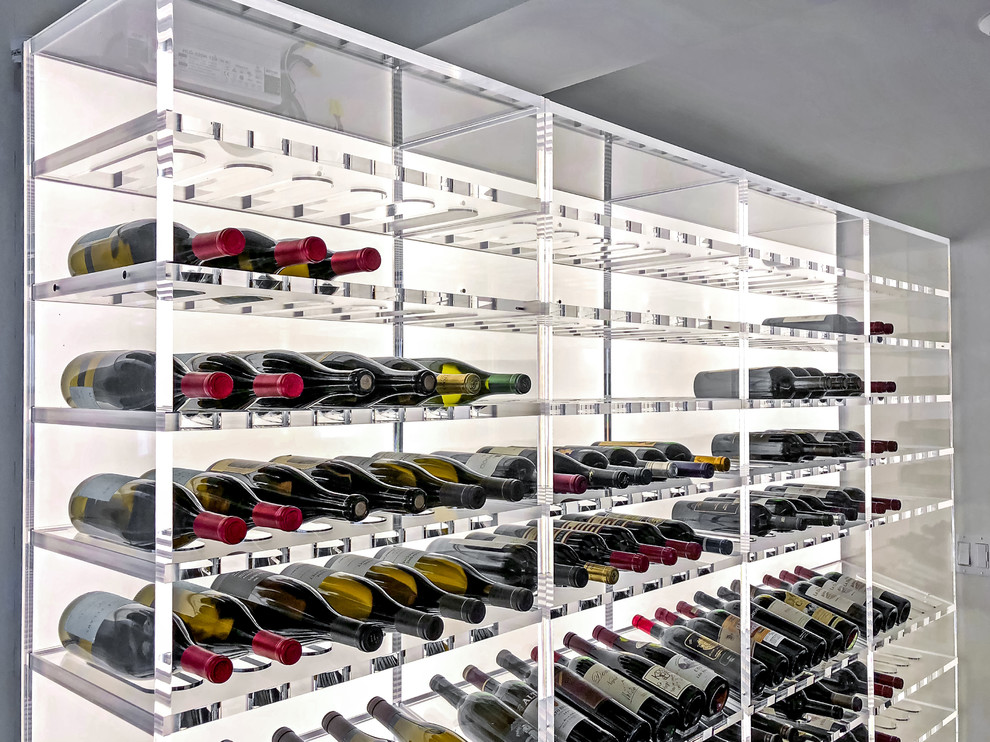 Pacific Heights Residence Wine Cellar Modern Wine Cellar San