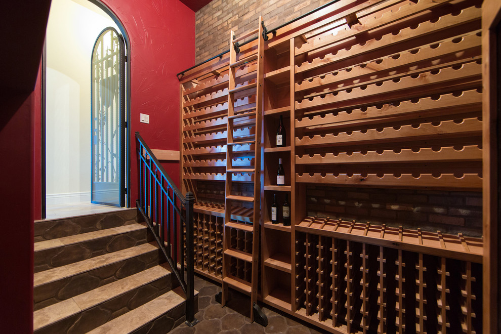 This is an example of a traditional wine cellar in Boise.