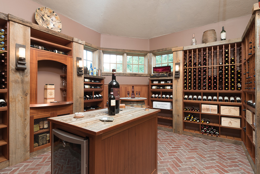 Elegant wine cellar photo in Bridgeport
