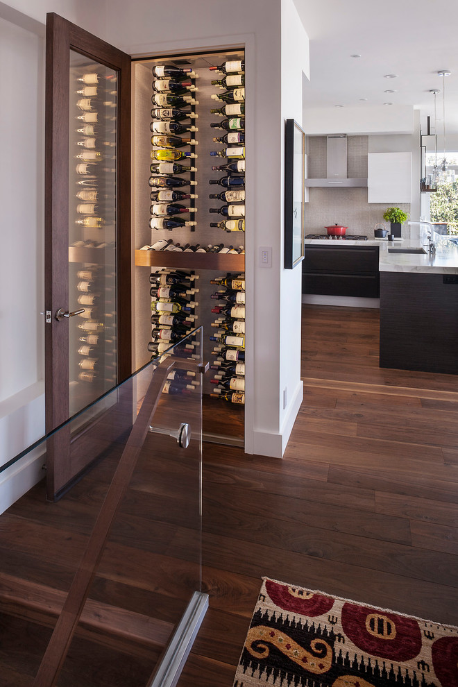 Inspiration for a contemporary wine cellar in San Francisco.