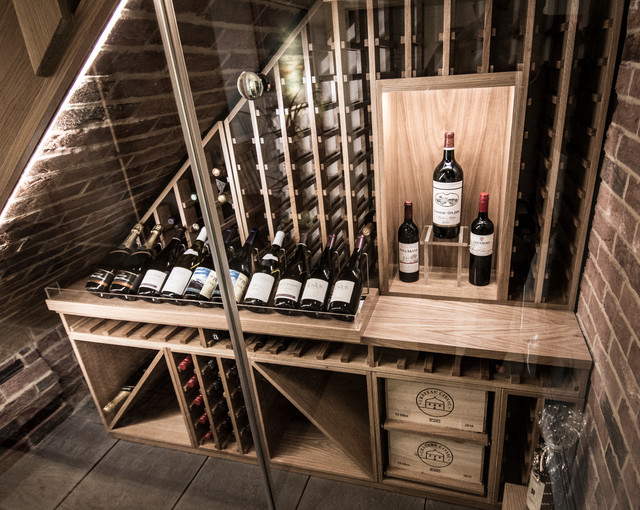 Prof Mortimer Modern Wine Cellar London by 1355 winecellars Ltd