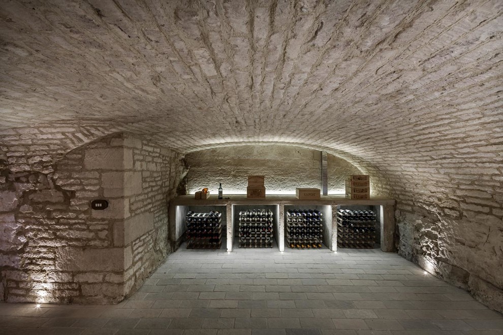Wine cellar in Gloucestershire.
