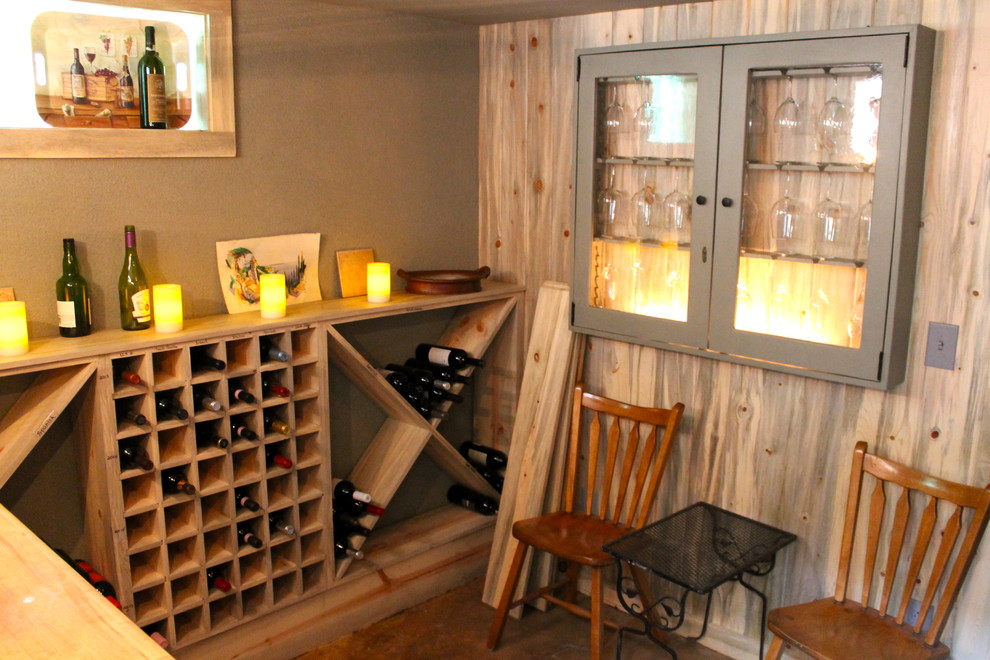 Queen Anne Victorian Home in the Highlands Contemporary Wine Cellar