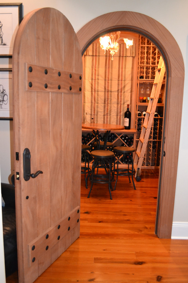 Radius Door to Wine Room Traditional Wine Cellar New Orleans by