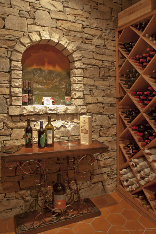 Design ideas for an eclectic wine cellar in Other.