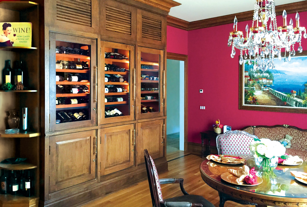 Residential Dining Room Wine Boontoon Township, NJ Rustic