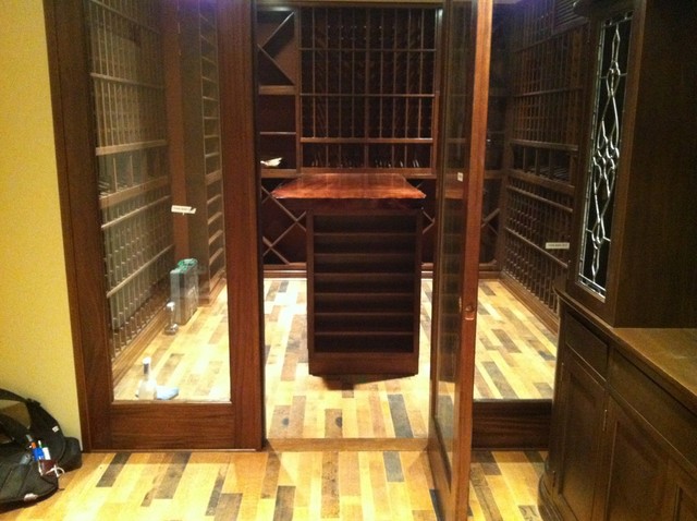 Custom Wine Cellar Door Boston Massachusetts Traditional Wine