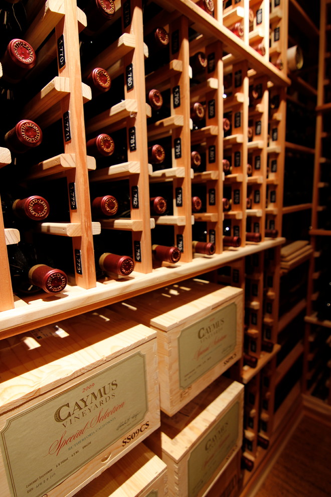 Inspiration for a timeless wine cellar remodel in Seattle