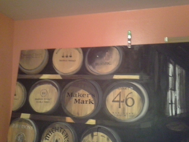 Rustic wine cellar in Kansas City.