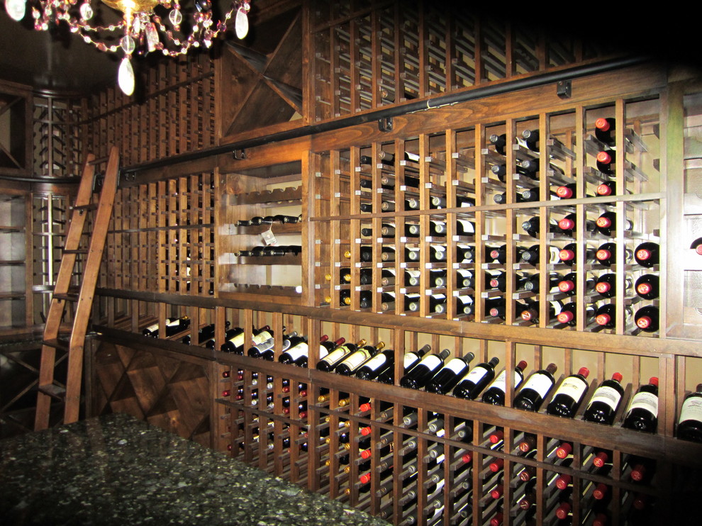 Right Wall Storage Racks of New Orleans Wine Cellar Classique Cave