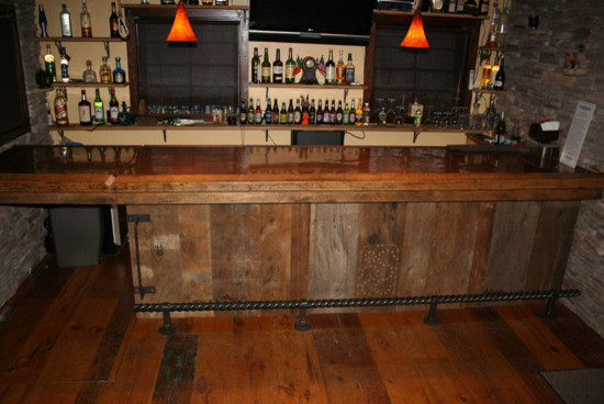 Rustic Barnwood Bar - Rustic - Wine Cellar - Minneapolis - by Vienna ...