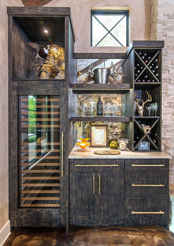 Inspiration for a large rustic wine cellar remodel in Other with diamond bins