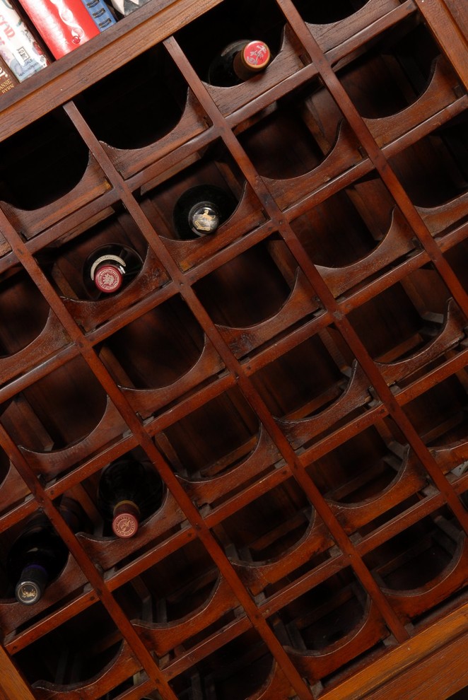 San Clemente Rustic Rustic Wine Cellar Los Angeles by Teakology