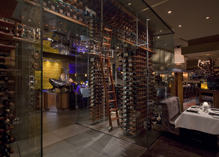 Trendy wine cellar photo in Phoenix