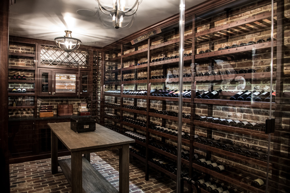 Sea Girt Wine Cellar Rustic Wine Cellar New York by Holly Volpe