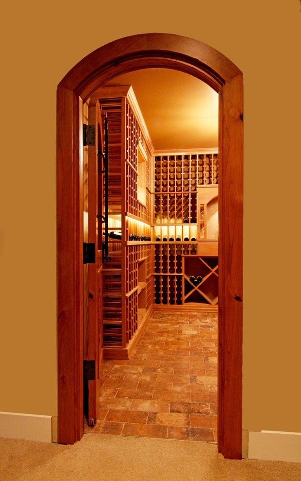 Traditional wine cellar in Seattle.